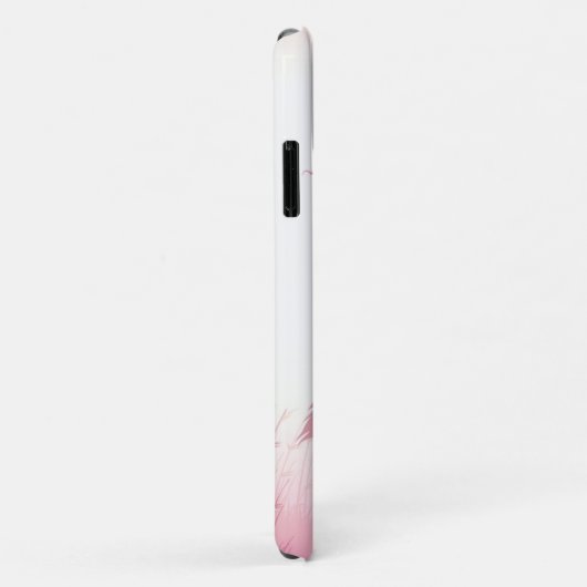 Roze Flamingo Silhouet Gepersonaliseerd Case-Mate iPhone Case (Achterkant/rechts)