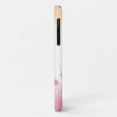 Roze Flamingo Silhouet Gepersonaliseerd Case-Mate iPhone Case (Achterkant/links)