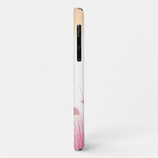 Roze Flamingo Silhouet Gepersonaliseerd Case-Mate iPhone Case (Achterkant/links)