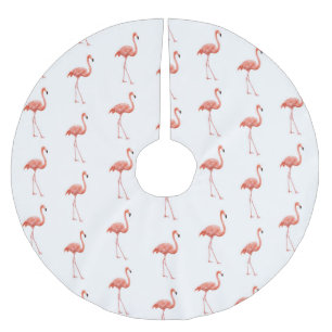 Roze Flamingo Simple Pattern Kerstboom Rok