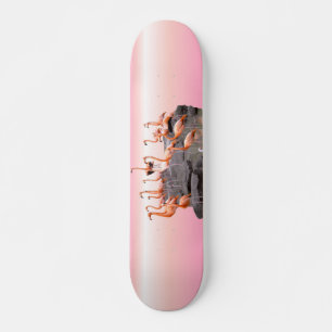 Roze Flamingo Skateboard