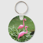 Roze flamingo sleutelhanger (Achterkant)