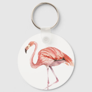 Roze Flamingo Sleutelhanger
