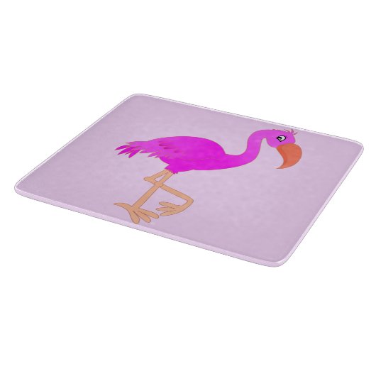 Roze Flamingo Snijplank - (Hoek)