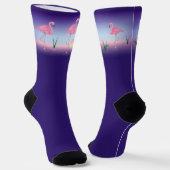 Roze Flamingo Sokken (Gebogen)