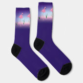 Roze Flamingo Sokken (Rechts)