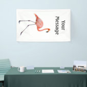 Roze Flamingo Spandoek (Beurs)