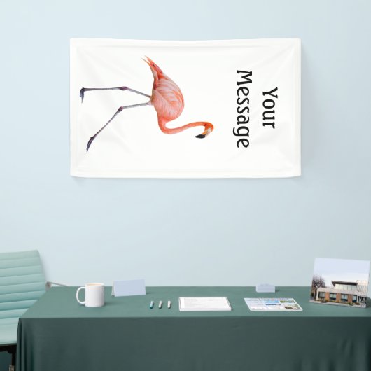 Roze Flamingo Spandoek (Beurs)