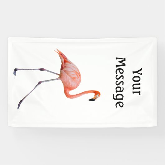 Roze Flamingo Spandoek (Horizontaal)