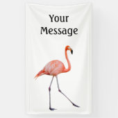 Roze Flamingo Spandoek (Verticaal)