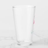 Roze Flamingo Speciaal glas Tumbler (Rechts)