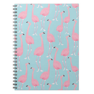Roze Flamingo Spiral Notitieboek