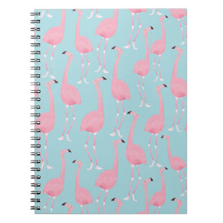 Roze Flamingo Spiral Notitieboek