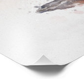 Roze Flamingo Staande - Waterverf - 01 Foto Afdruk (Hoek)