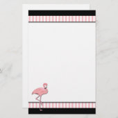 Roze flamingo Stationery Briefpapier (Voorkant / Achterkant)