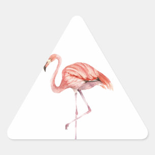 Roze Flamingo Sticker