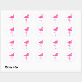 Roze Flamingo Stickers (Vel)