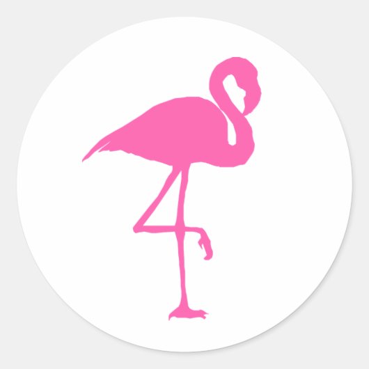 Roze Flamingo Stickers (Voorkant)