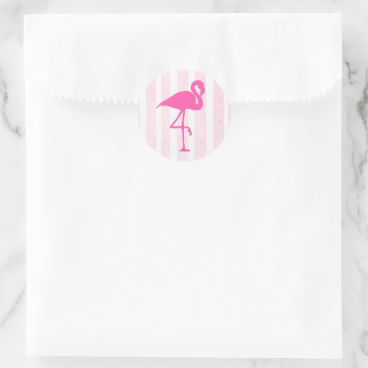 Roze Flamingo Stickers (Tas)