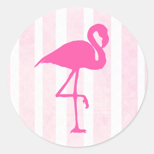Roze Flamingo Stickers (Voorkant)