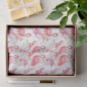 Roze flamingo strand patroon feest tissue tissuepapier (Geschenk)