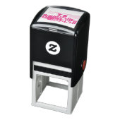 Roze flamingo strand zelfinktende stempel (Product)