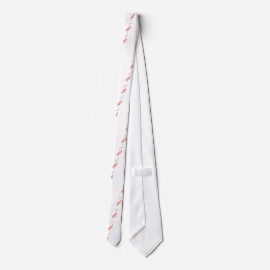 Roze Flamingo Stropdas (Achterkant)