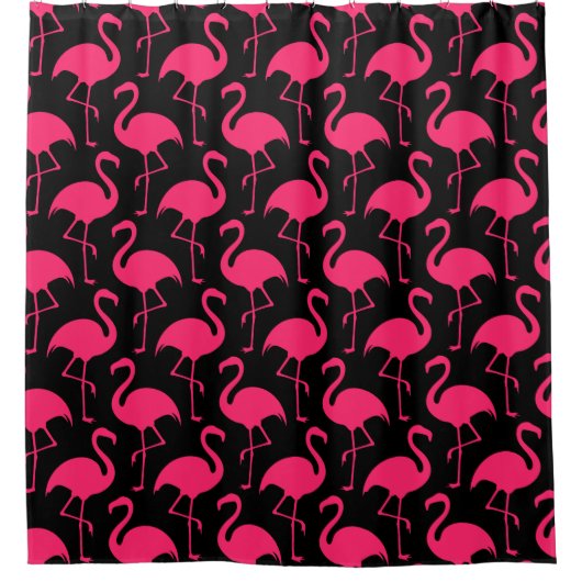 Roze flamingo Style Douchegordijn (Voorkant)