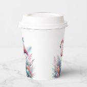 Roze flamingo sublimatie-95160 papieren bekers (Links)