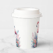 Roze flamingo sublimatie-95160 papieren bekers (Rechts)