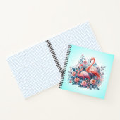 Roze Flamingo Sublimatie Notitieboek (Binnen)