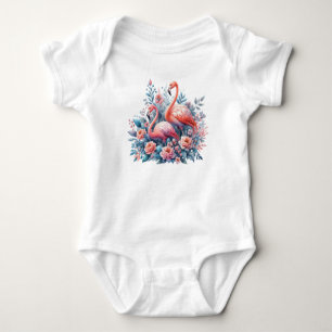 Roze Flamingo Sublimatie Romper