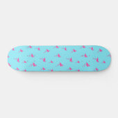 Roze flamingo Summer Beach Print Patroon Persoonlijk Skateboard (Horizontaal)