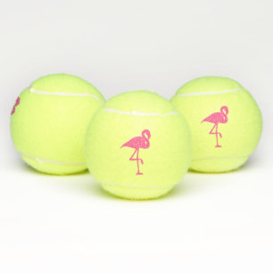 Roze flamingo Summer Beach Print Patroon Tennisballen