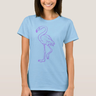 roze flamingo t-shirt
