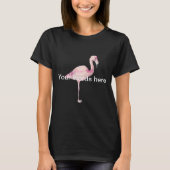 Roze Flamingo T-Shirt (Voorkant)