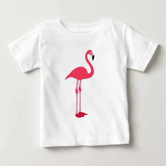 Roze Flamingo T-Shirt (Voorkant)