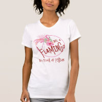 Roze Flamingo T-shirts Inspirerend