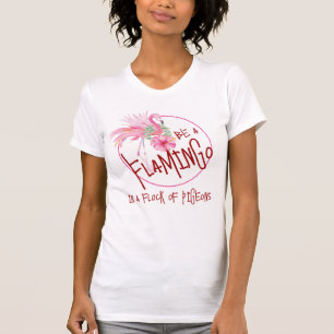 Roze Flamingo T-shirts Inspirerend