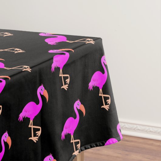 Roze Flamingo Tafelkleed Custom Kleur (Voorbeeld)