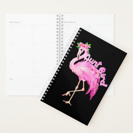 roze flamingo tante Birmas cadeau bij kerstmis Planner (Display)