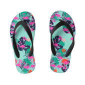 Roze Flamingo Teenslippers (Voetbed)
