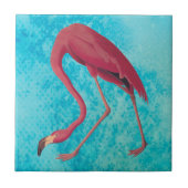  roze flamingo tegeltje (Voorkant)