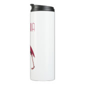  roze flamingo thermosbeker (Geroteerd rechts)