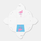Roze flamingo Thunder_Cove Bedankdoosjes (Uitgevouwen)