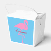 Roze flamingo Thunder_Cove Bedankdoosjes (Achterkant)