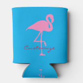 Roze flamingo Thunder_Cove Blikjeskoeler (Achterkant)