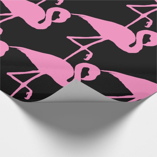 Roze flamingo Thunder_Cove Classic Cadeaupapier (Hoek)