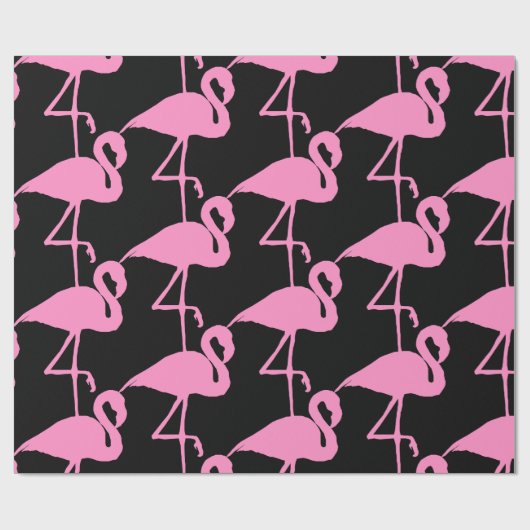 Roze flamingo Thunder_Cove Classic Cadeaupapier (Vlak)