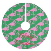Roze flamingo Thunder_Cove Kerstboom Rok (Voorkant)